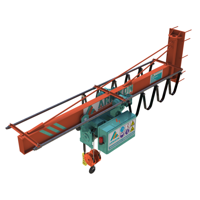 5 ton jib crane 3D CAD Model Library GrabCAD