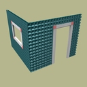 GC OFFICE made with Gusset Plate Construction; patent applied for