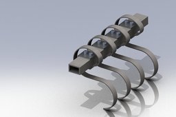 S shape cultivator