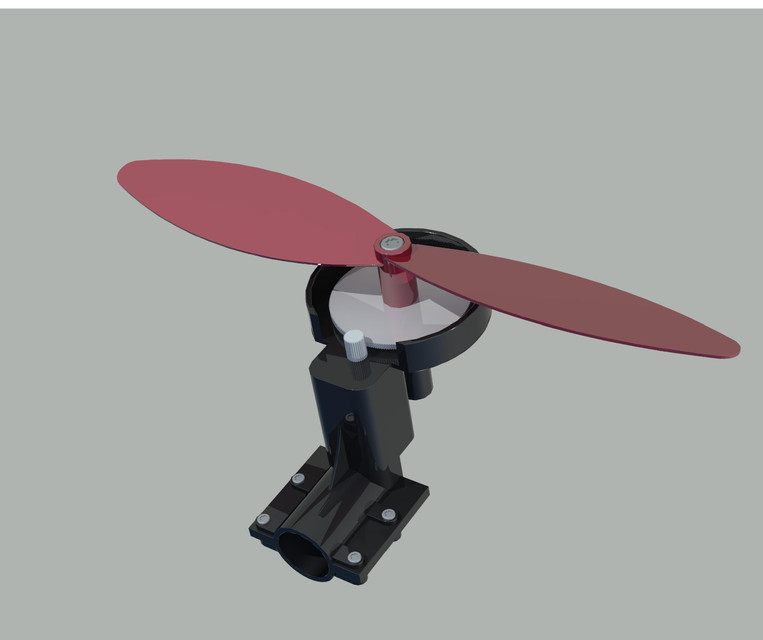 Helicopter tail rotor (RC) 3D CAD Model Library GrabCAD