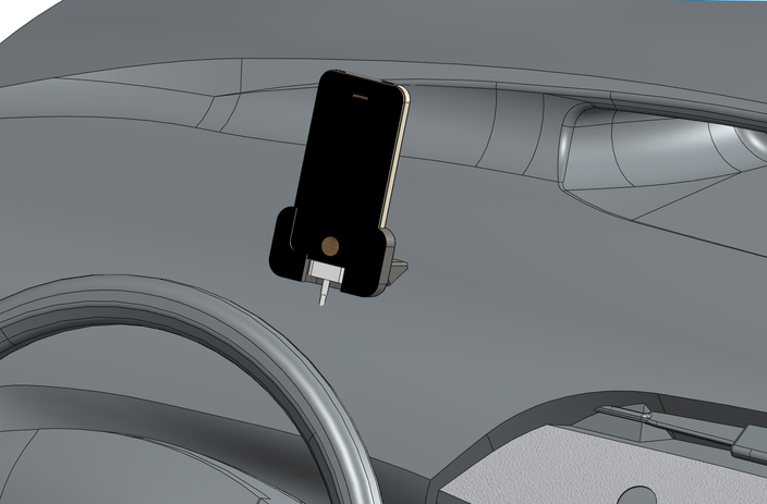 Iphone style holder