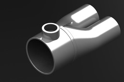 2 in 1 exhaust adapter