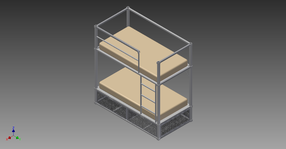 NDH Single over Single Bunk Bed 4