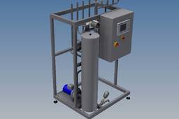 Seal water treatment skid
