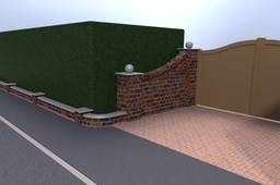 Wooden gate