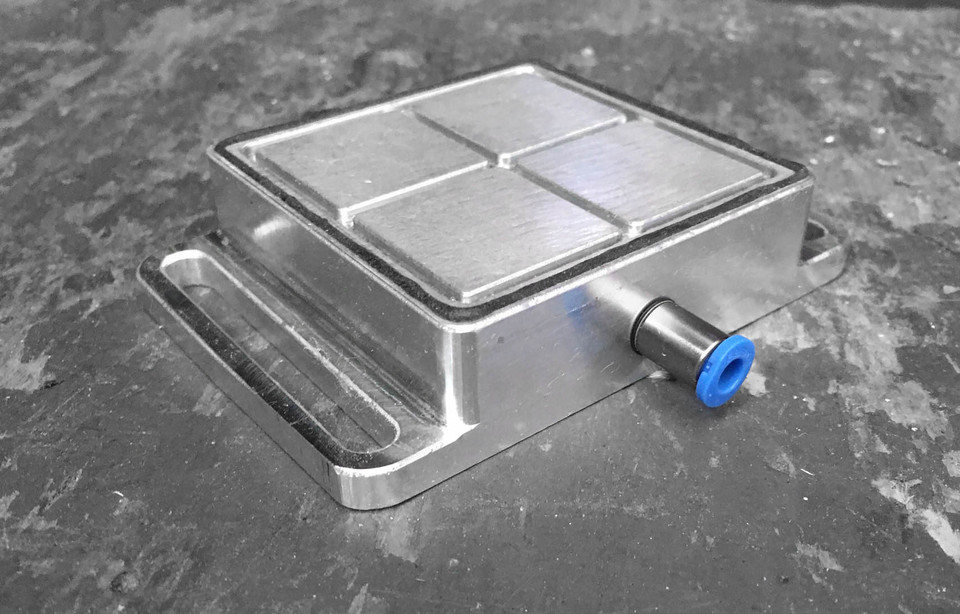 Vacuum Pad 65x65 CNC Fixture 3D CAD Model Library GrabCAD