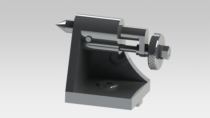 Milling machine tail-stock