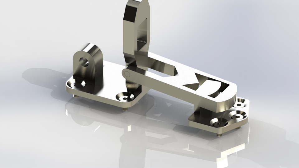 AISI 316 Lockable Hasp 3D CAD Model Library GrabCAD