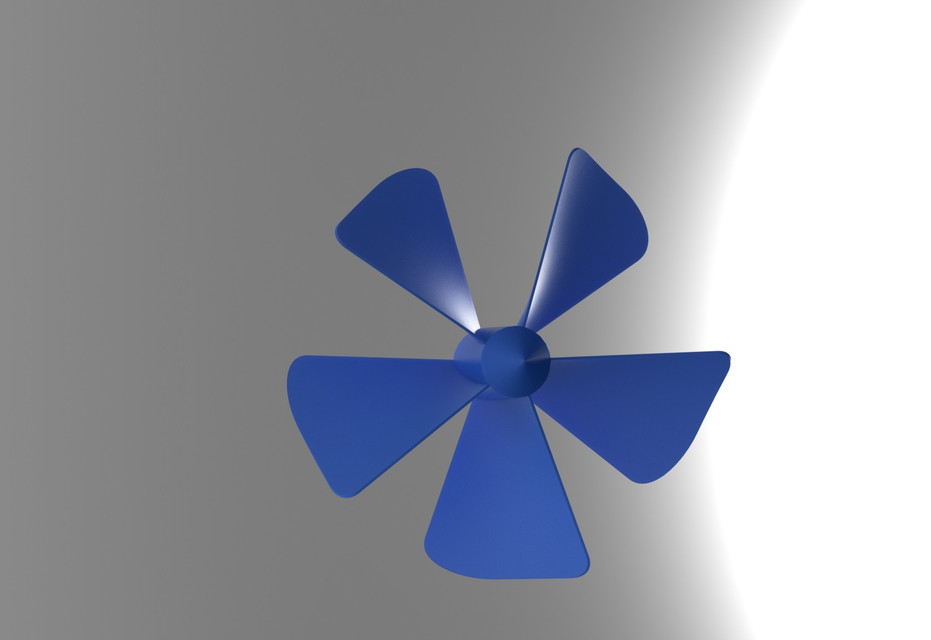 Submarine Propeller 3D CAD Model Library GrabCAD