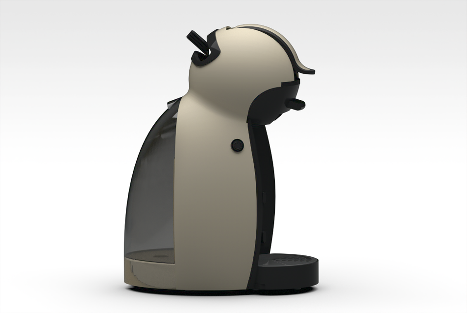 DeLonghi Dolce Gusto Coffee Pod Machine 3D CAD Model Library GrabCAD