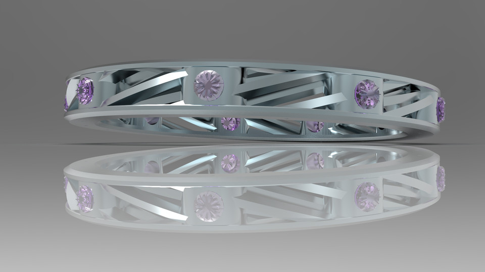 "Re-space", a piece of jewellery