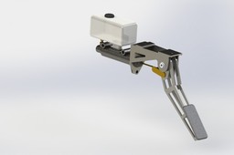 Full brake pedal assembly