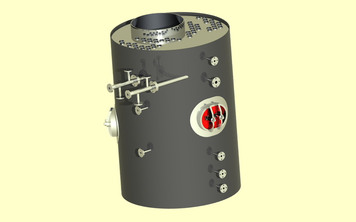 500 kg/hr 3 pass wet back package boiler