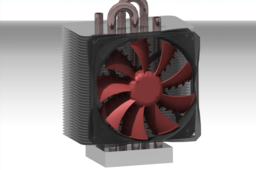 Homemade design Heatsink & ZF3 Fan 120mm