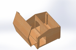 Two room doghouse