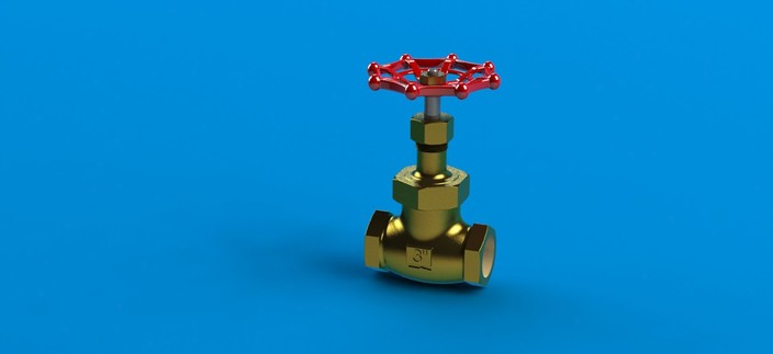 Globe valve 3" NPT