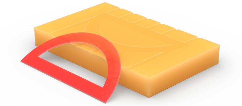 Mold for Protractor | TRINOTA