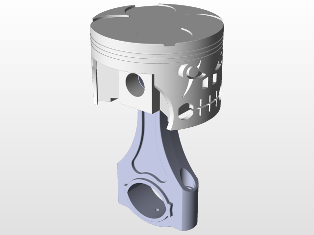 skeleton piston