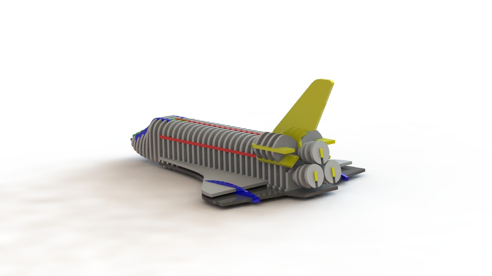 NASA space shuttle 3D CAD Model Library GrabCAD