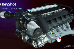 KeyShot V10 Engine rendering