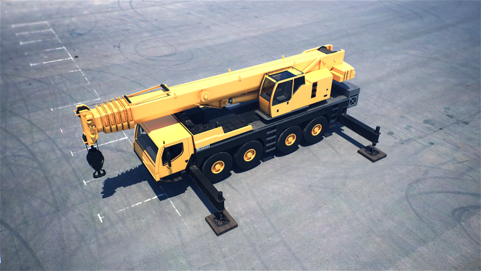 Mobile crane Libherr1090