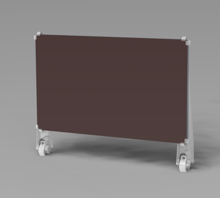 Tablet holder for 24mm bicycle bars