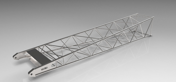 Boom Base of a crane