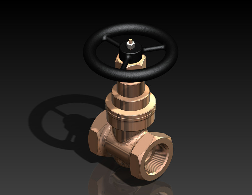 Gate Valve 3D CAD Model Library GrabCAD