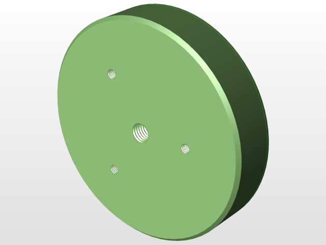 Offset center bearing Hub