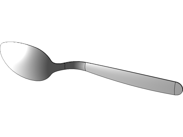 Solidworks Surface| Spoon in Solidworks