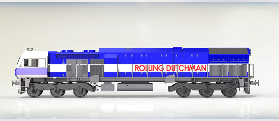 Indian Railways WDG 4 3D CAD Model Library GrabCAD