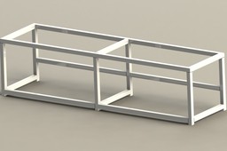 Metal_construction_for_aquarium_ 2,6 x 0,7 x 0,8 m.