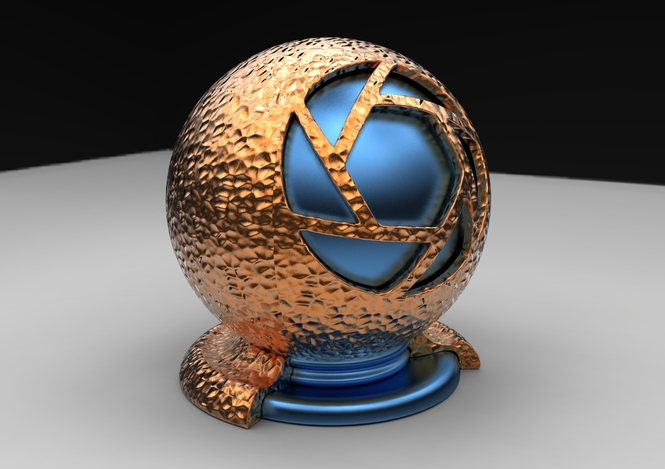 KeyShot Ball Scene