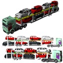 cars carrier semi trailer with head truck