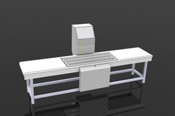 Conveyor, Weigh unit, Ramsey controller scale, food processing unit