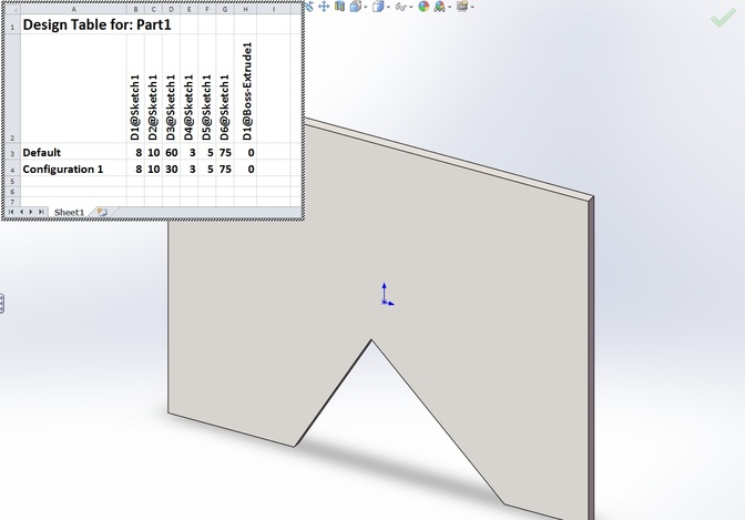 Part with Table