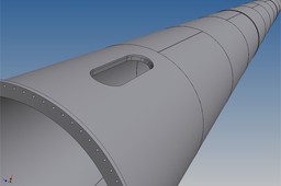 Full scale wind turbine tower Assembly
