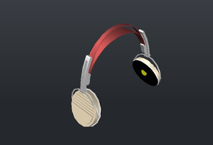 Headphones 3D CAD Model Library GrabCAD