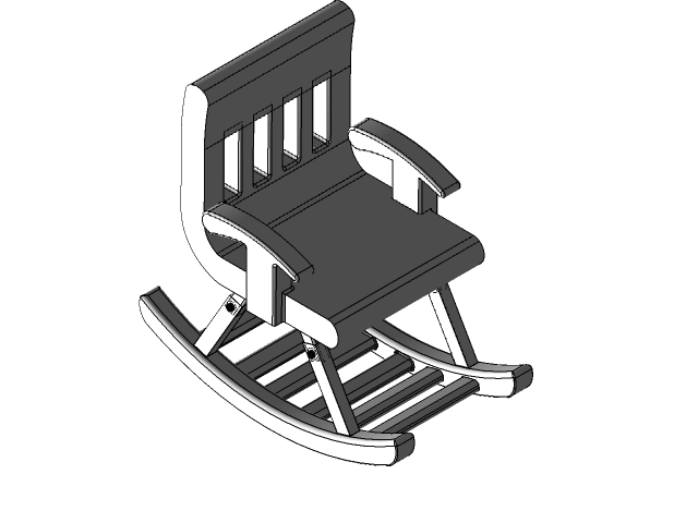 Rocking Chair Solidworks Free CAD Designs, Files & 3D Models | The GrabCAD Community Library
