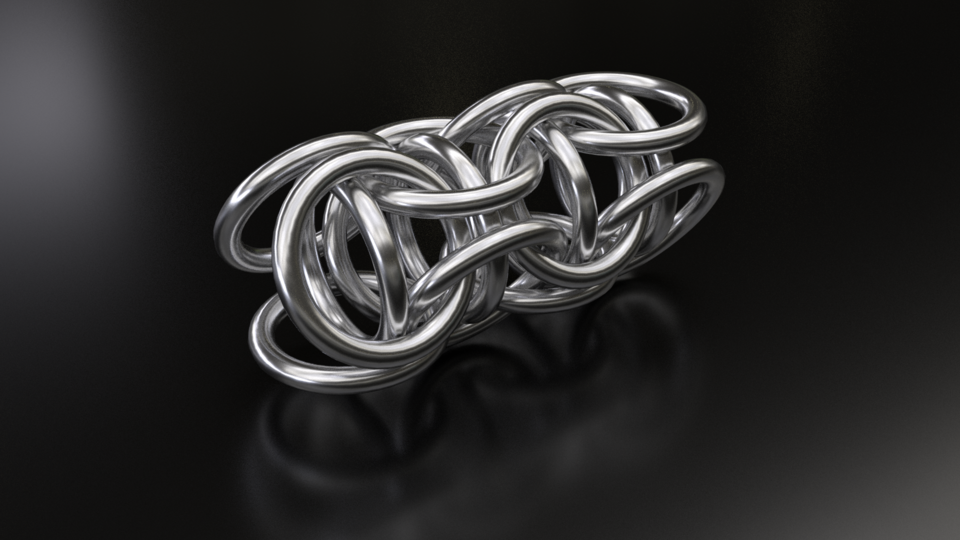 Chainmail: Inverted Round Captive Chain