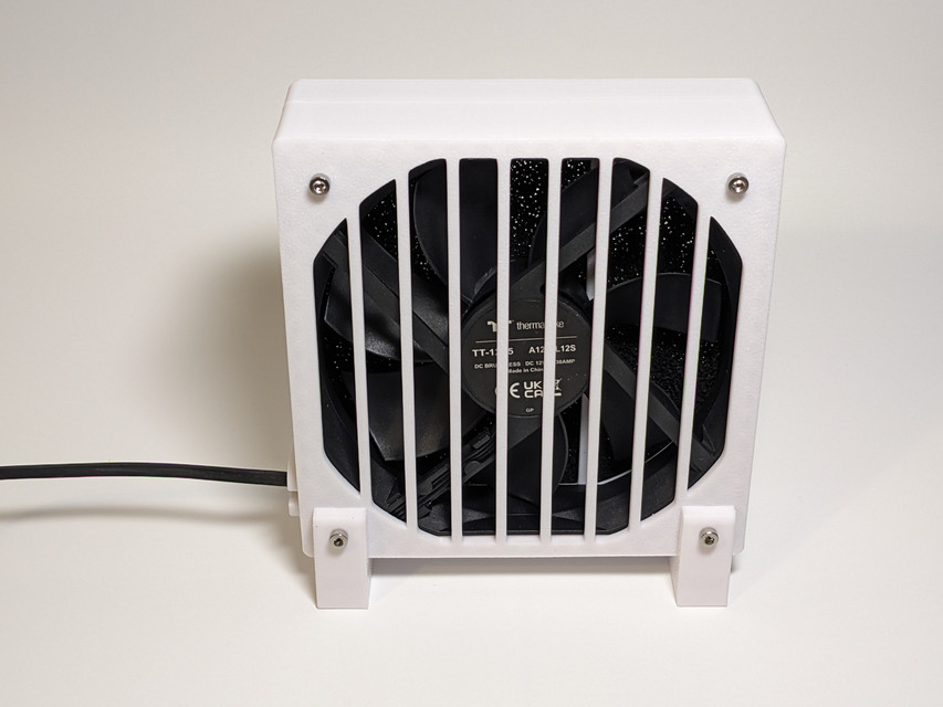 PC Case Fan Fume Extractor Housing 3D CAD Model Library GrabCAD