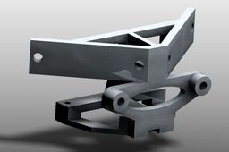 GP2Y0A21K Sensor mount for RC-car