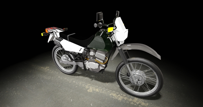 motorcycle SUZUKI DR200