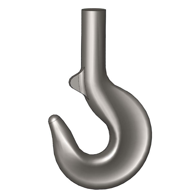 Lifting Hook DIN 15401 3D CAD Model Library GrabCAD