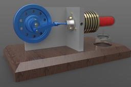 Stirling Engine (ZW3D)