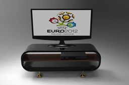 TV table and LCD TV