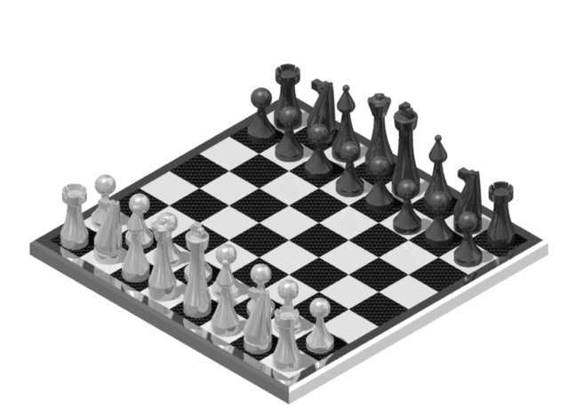 Metal Chess Set