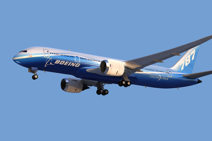 boeing 787 - more detailed  - render tests