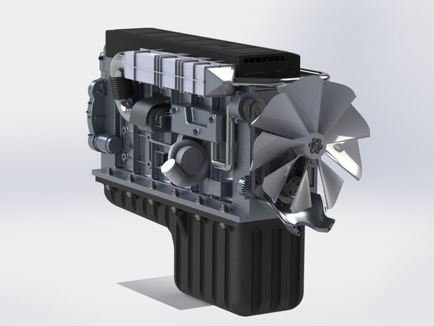 Detroit Diesel Engine 13