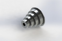 Stepped pulley